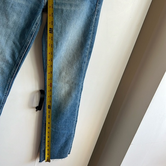 MOTHER  Mid Rize Dazzler Ankle Fray Size 24 NWT - Picture 10 of 16